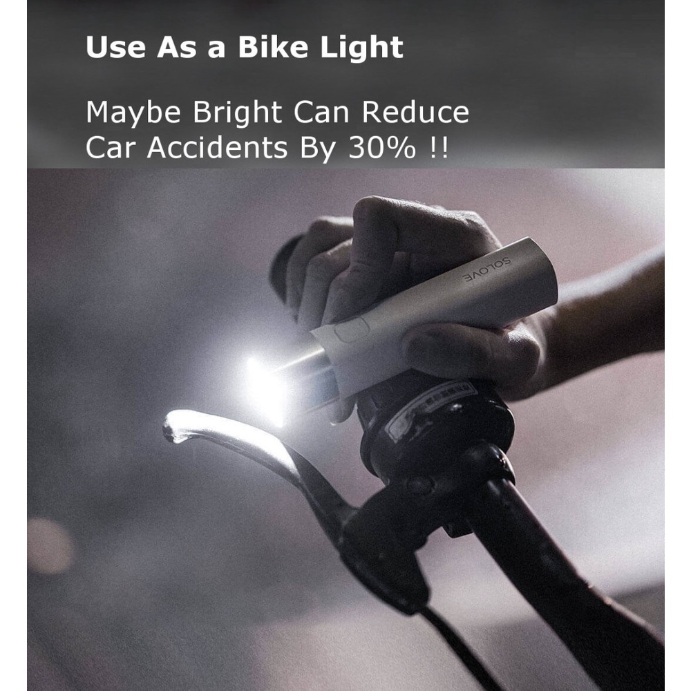 Đèn Pin Mini Cầm Tay Xiaomi SOLOVE X3s USB Type-C LED 3000mAh