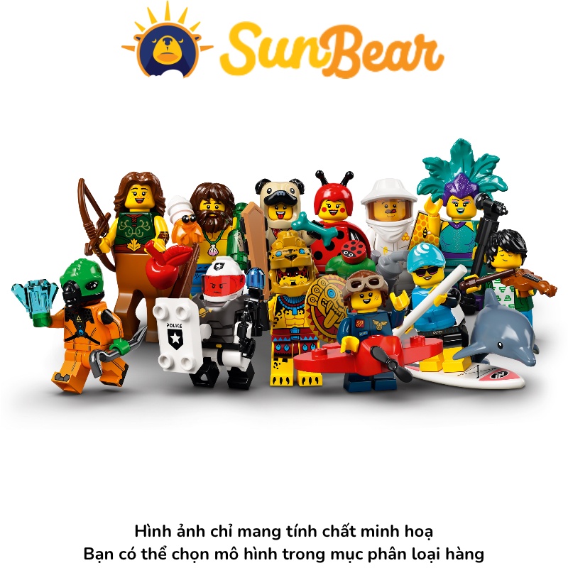 Đồ chơi mô hình nhân vật lego minifigures chính hãng - Sun Bear