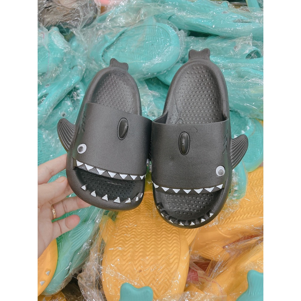 Dép bánh mì nữ, dép cá mập nhiều màu  đế độn siêu nhẹ chất liệu EVA size kép 36-41