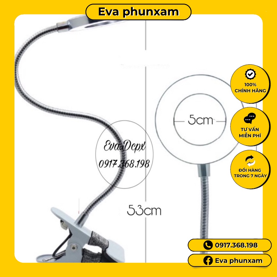 Đèn led di động 2 chế độ ánh sáng