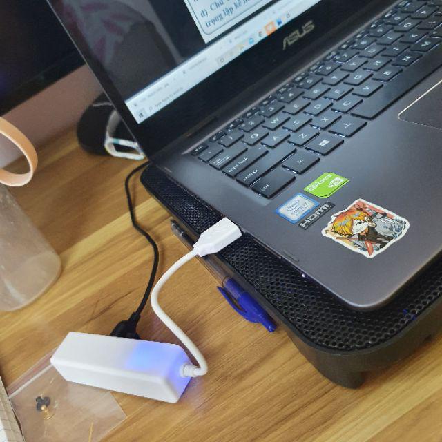 Hub USB 3 Cổng Kèm 2 Khe Đọc Thẻ Nhớ Micro và SD(Tặng kèm móc khoá)