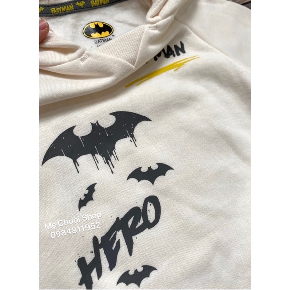 Bộ nỉ Prinmark Batman dư xịn bé trai
