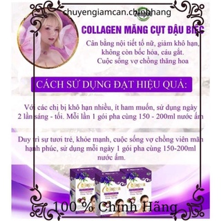 Collagen măng cụt đậu biếc Zenpali nguyên hộp 30 gói