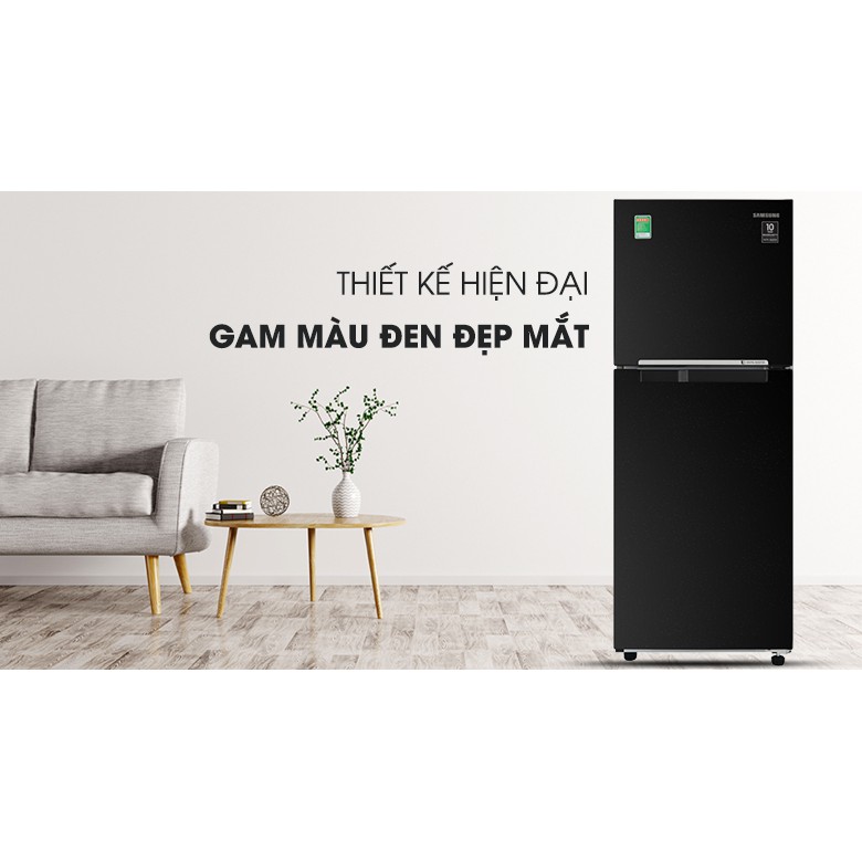 Tủ lạnh Samsung Inverter 208 lít 20HAR8DBU Đen Gương.