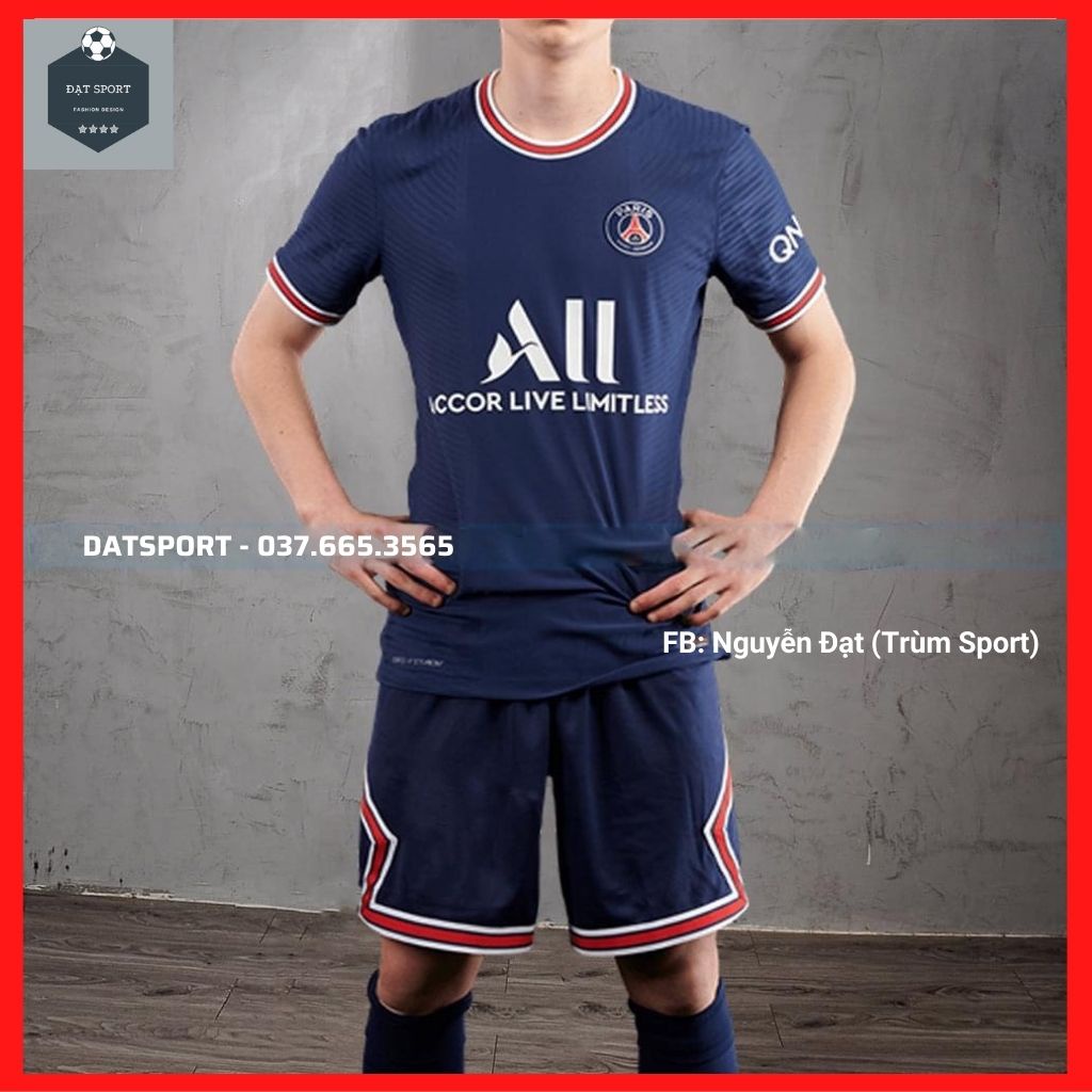 Bộ Áo Đấu PSG 2022 ⚡FREESHIP⚡ Bộ Quần Áo Bóng Đá PSG Mùa Gỉai 2021/22 Mới Nhất. Hàng SPF Thailand Cam Kết 100% Y Hình