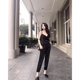 [HCM]Áo Hai Dây Phi Lụa Thời Trang