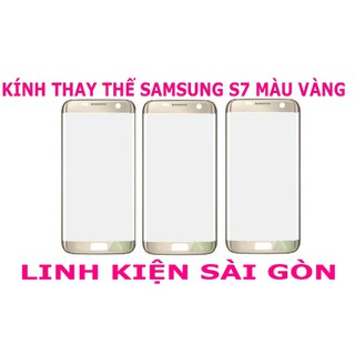 Kính thay thế samsung s7 màu vàng