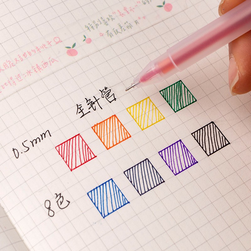 Bút gel nhiều màu - Resun pastel - 1 cái - 0.5mm - văn phòng phẩm - bút mực gel nhiều màu - MIYABI STORE