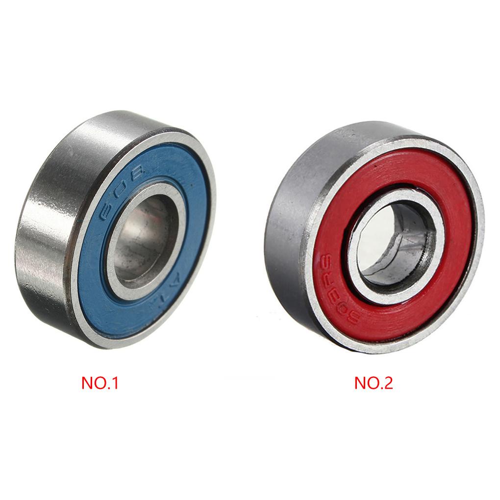 Set 10 Vòng Bi Dài Bằng Thép Carbon Cho Ván Trượt