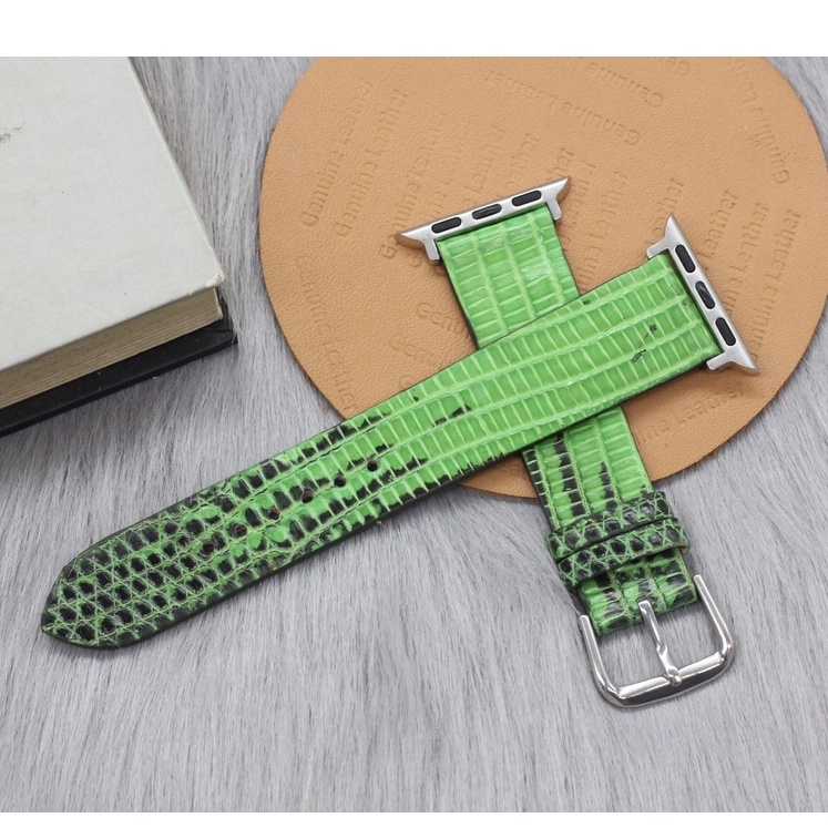 Dây Đeo Thay Thế  AP Da Kỳ Đà Thật, Dây Đeo Thay Thế Cho Đồng Hồ Thông Minh Phom Mỏng  Sản Phẩm Kèm Phụ Kiện