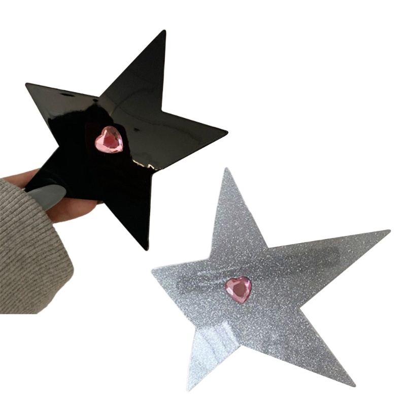 Kẹp Tóc Hình Ngôi Sao / Mỏ Vịt Dễ Thương Dùng Đi Du Lịch