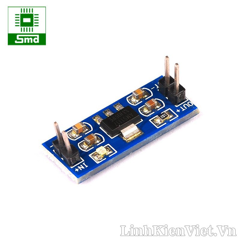 Mạch nguồn hạ áp AMS1117 3V3 5V Module nguồn ổn áp điện áp 3V3 5V 800mA LM1117 Đầu vào 5V 12V