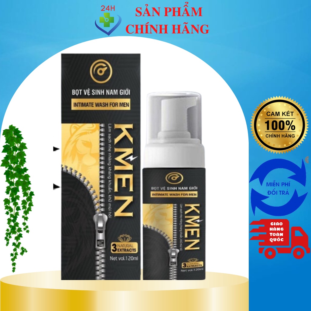 Bọt Vệ Sinh Nam Kmen,Dung dịch vệ sinh tạo bọt nam 120ml
