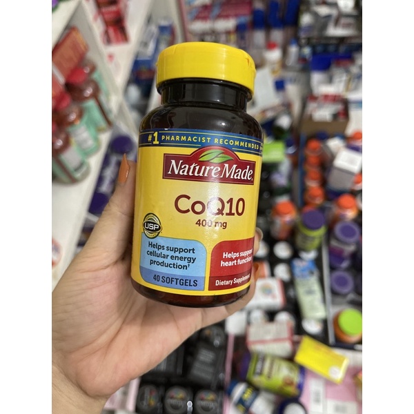 Coq10 bổ tim mạch 140 viên coq10 nature made