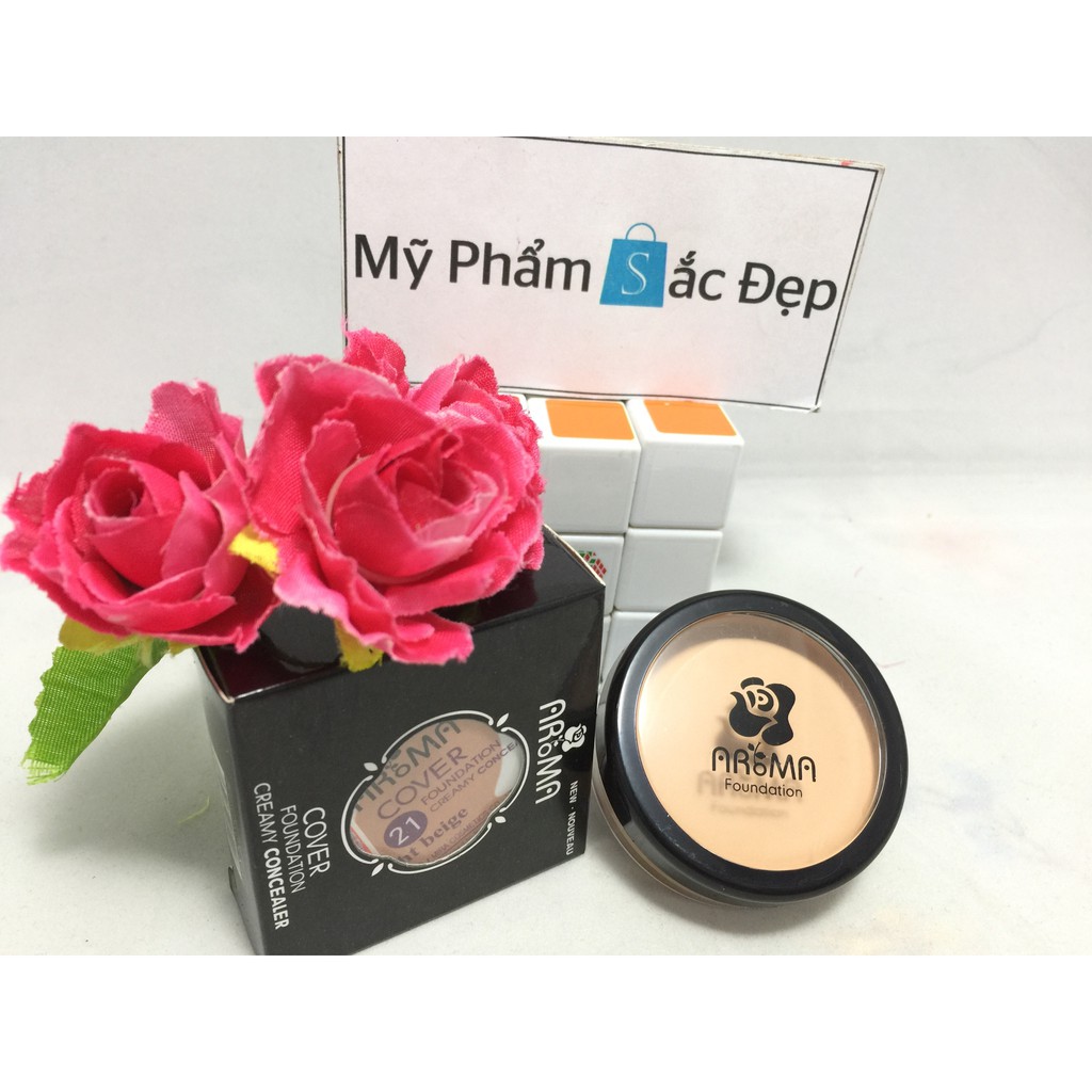 Kem Che Khuyết Điểm Aroma Cover Foundation