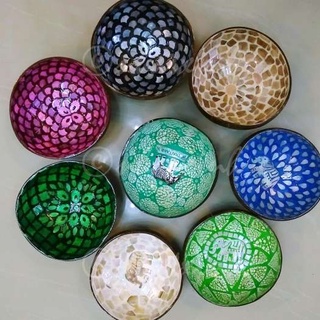 Chén bát, tô chén, gáo dừa, sơn mài, khảm ốc, thủ công mỹ nghệ, trang trí