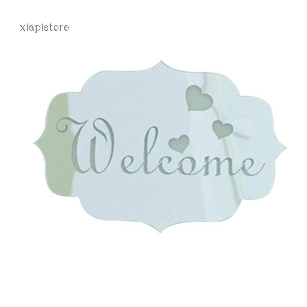 Miếng Dán Tường Hình Chữ &Quot; Welcome &Quot; 14X10Cm Trang Trí Nội Thất