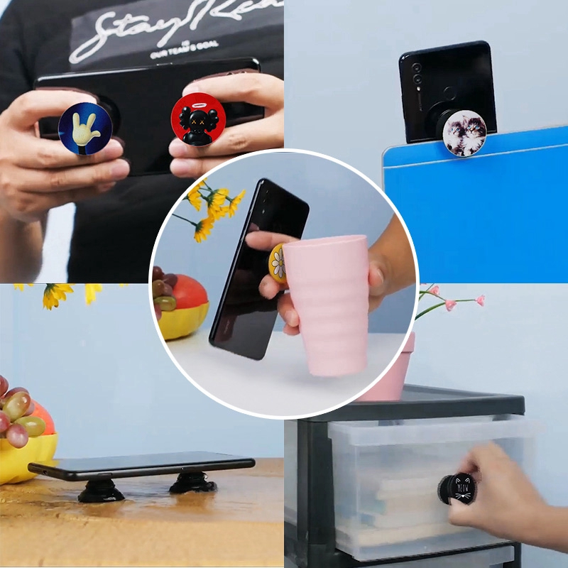 Giá đỡ điện thoại họa tiết hoạt hình đáng yêu tiện lợi