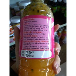 nước cốt chanh dây (mac mac) chai 500ml