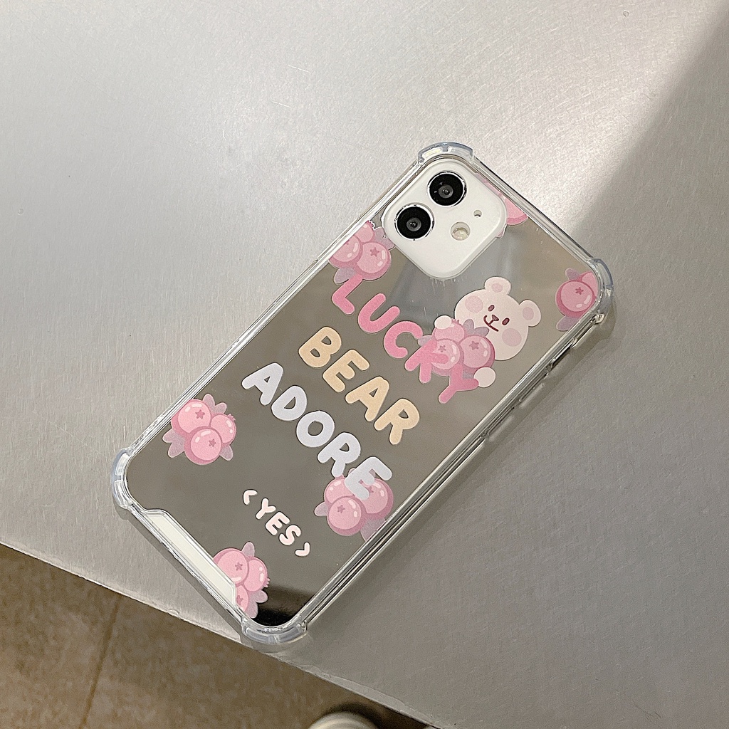 Ốp lưng iphone Ốp điện thoại TPU mặt gương cho iPhone 11 12 13 Pro Max 7 8 Plus X XR XS Max SE 2020 13 Mini Dinuo case