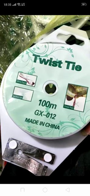 Dây buộc lõi thép bọc nhựa đa năng cuộn 100m