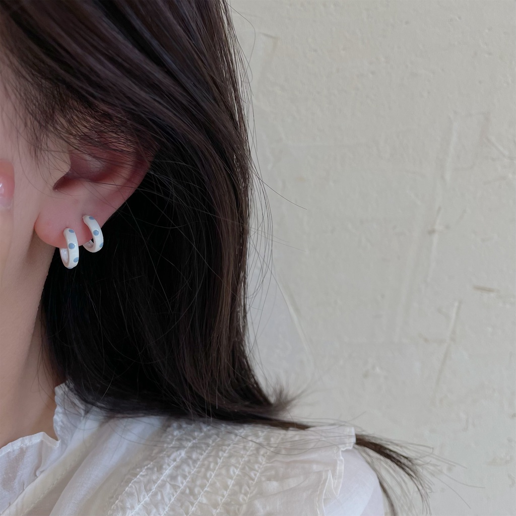 Đôi Bông Tai Dáng Dài Đính Đá Thời Trang Cho Nữ