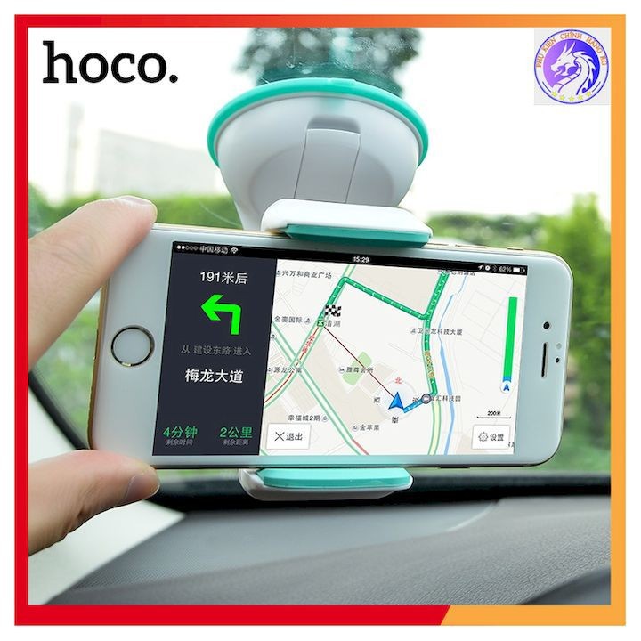 Giá Đỡ Điện Thoại Trên Xe Hơi Xoay 360 Độ Tiện Lợi Hoco CA5 - Hàng Chính Hãng