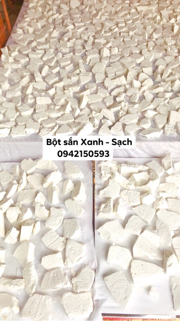 Bột sắn dây mẹ làm Xanh Sạch