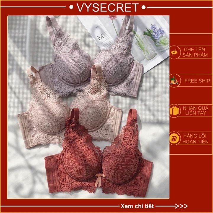 BỘ ĐỒ LÓT SIÊU NÂNG NGỰC 💥kèm quà tặng💥áo ngực chất cao su non thông hơi tạo khe,lên phom siêu đỉnh.