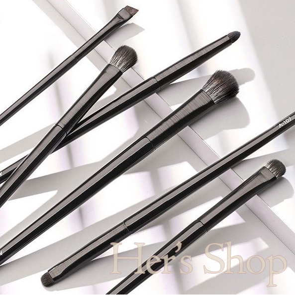 Bộ 6 Cọ Trang Điểm Mắt Chuyên Nghiệp - Cọ Đánh Phấn Mắt Nhỏ Gọn Tiện Lợi Cho Bạn Nữ