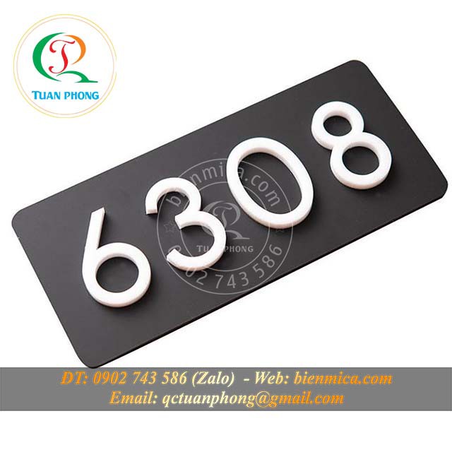 Biển Số Phòng Khách Sạn - Biển Phòng Nhà Nghỉ Đẹp. TP-BSP.04