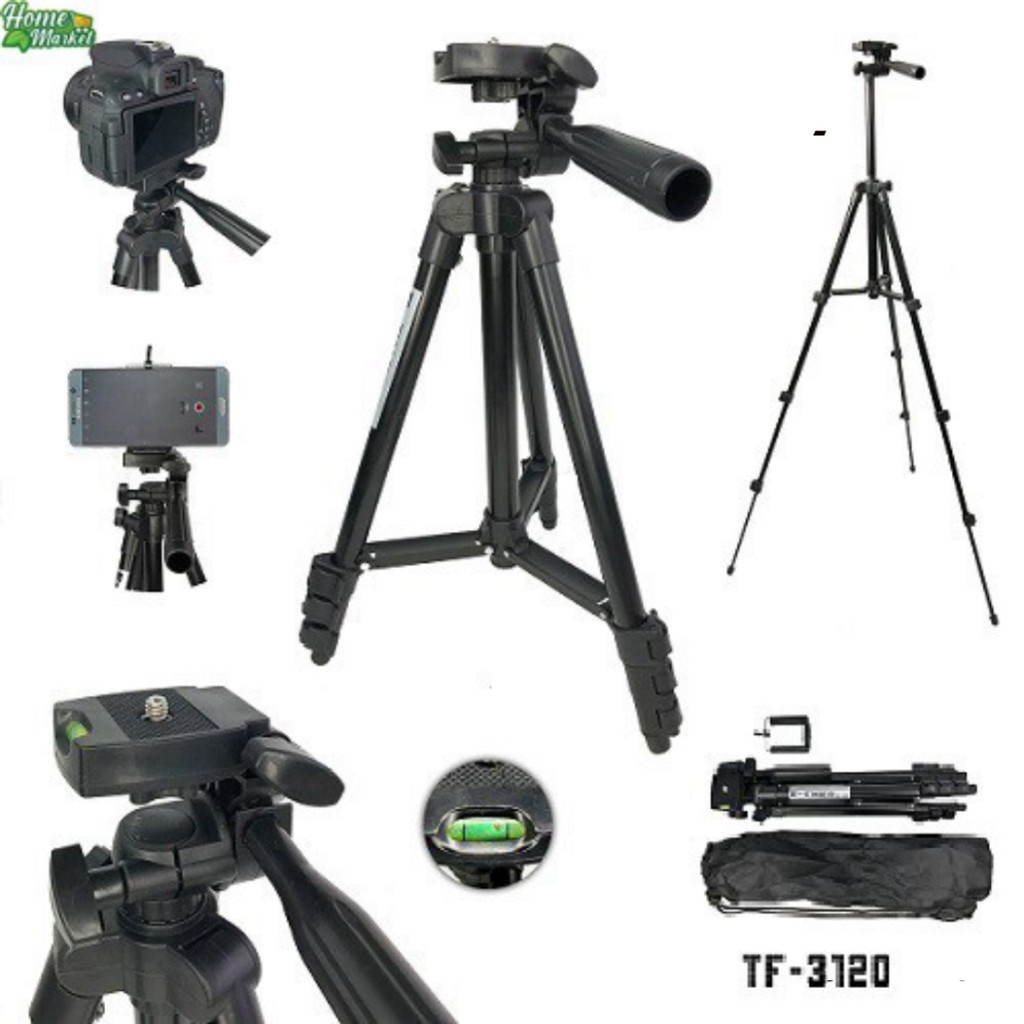 ( Loại Tốt ) Gậy 3 chân chụp hình máy ảnh, điện thoại Tripod TF - 3120