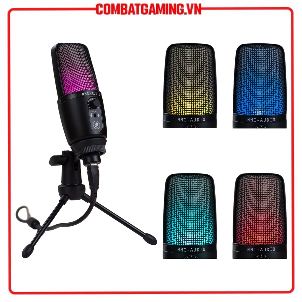 Microphone Thu Âm NMC9793 USB RGB