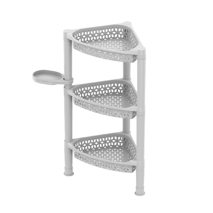 Kệ góc nhỏ 3 tầng nhựa DUY TÂN (33.5 x 23 x 59 cm) - 13443