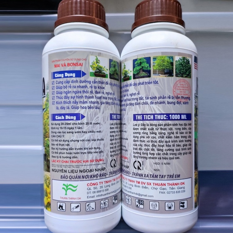 (1 Lít) Phân bón lá cao cấp kích rễ ROOTS 2, ra rễ cực mạnh Roots2 USA