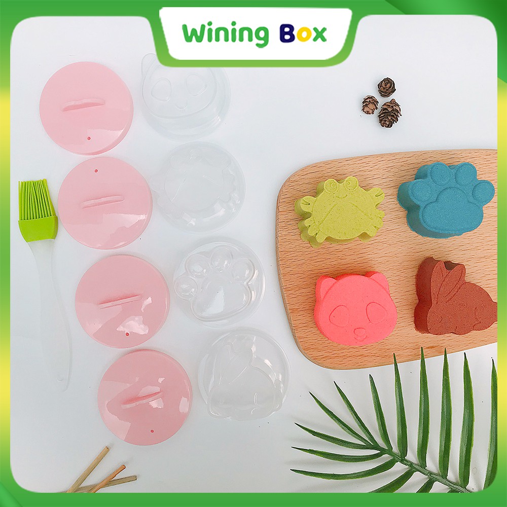 Set 4 Khuôn Hấp Trứng, Làm Bánh,  Làm Pudding Winingbox