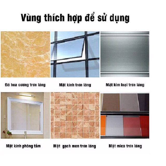 Bộ 2 Kệ nhựa dán tường nhà tắm hoặc nhà bếp hình chữ nhật