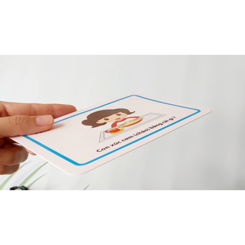 BỘ THẺ PHÁT TRIỂN NGÔN NGỮ - GIAO TIẾP - ĐẶT VÀ TRẢ LỜI CÁC CÂU HỎI BÉ HAY HỎI NHẤT (dành cho bé từ 1 tuổi - 7 tuổi)