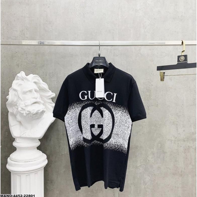 Áo Polo Nam In Chữ GC Phối Màu Siêu Hot - Áo Nam Polo Loang GC Spf