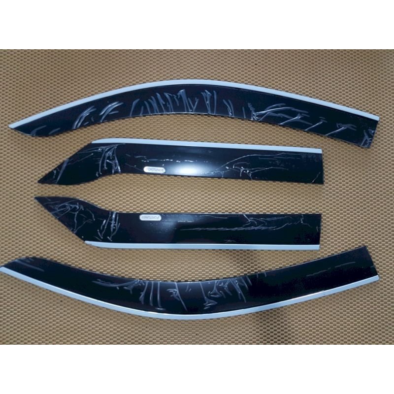 Vè che mưa xe Fortuner 2006 2007 2008 2009 2010 2011 2012 2013 2014 2015 2016 Chỉ INOX, loại Cao cấp nhất