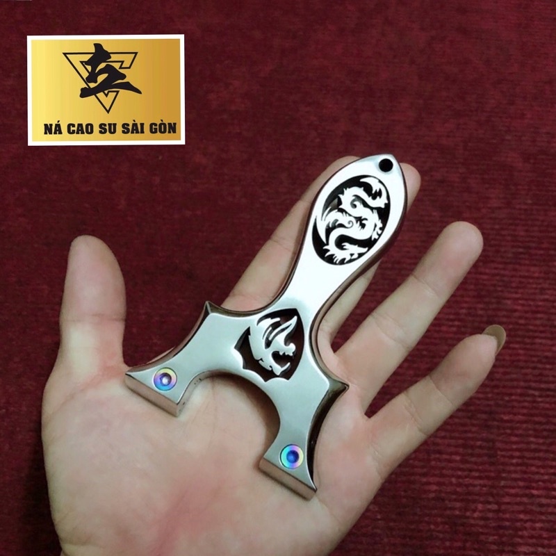 Ná cao su cao cấp Lion King chạc 7 chất liệu inox 304 đã bo cạnh tặng kèm 2 dây cao su dẹp