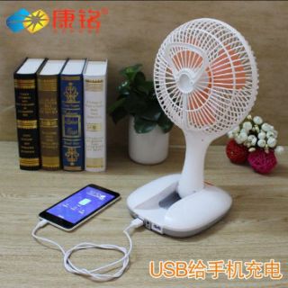 Quạt tích điện có đèn đa năng .