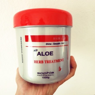 KEM HẤP Ủ TÓC LÔ HỘI SOPHIA ALOE HEART TREATMENT 1000ML