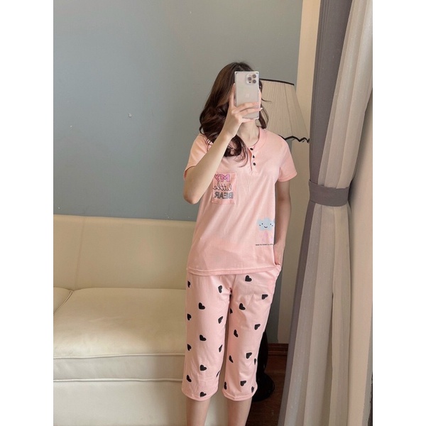 Bộ cotton My Little Bear 3 màu