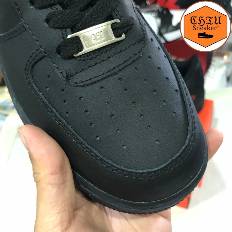 Giày tăng chiều cao nam nữ Af1 đen Supreme phiên bản cao cấp giày air force 1 Full đen cao cấp