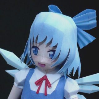 Mô hình giấy anime Touhou Project : Cirno