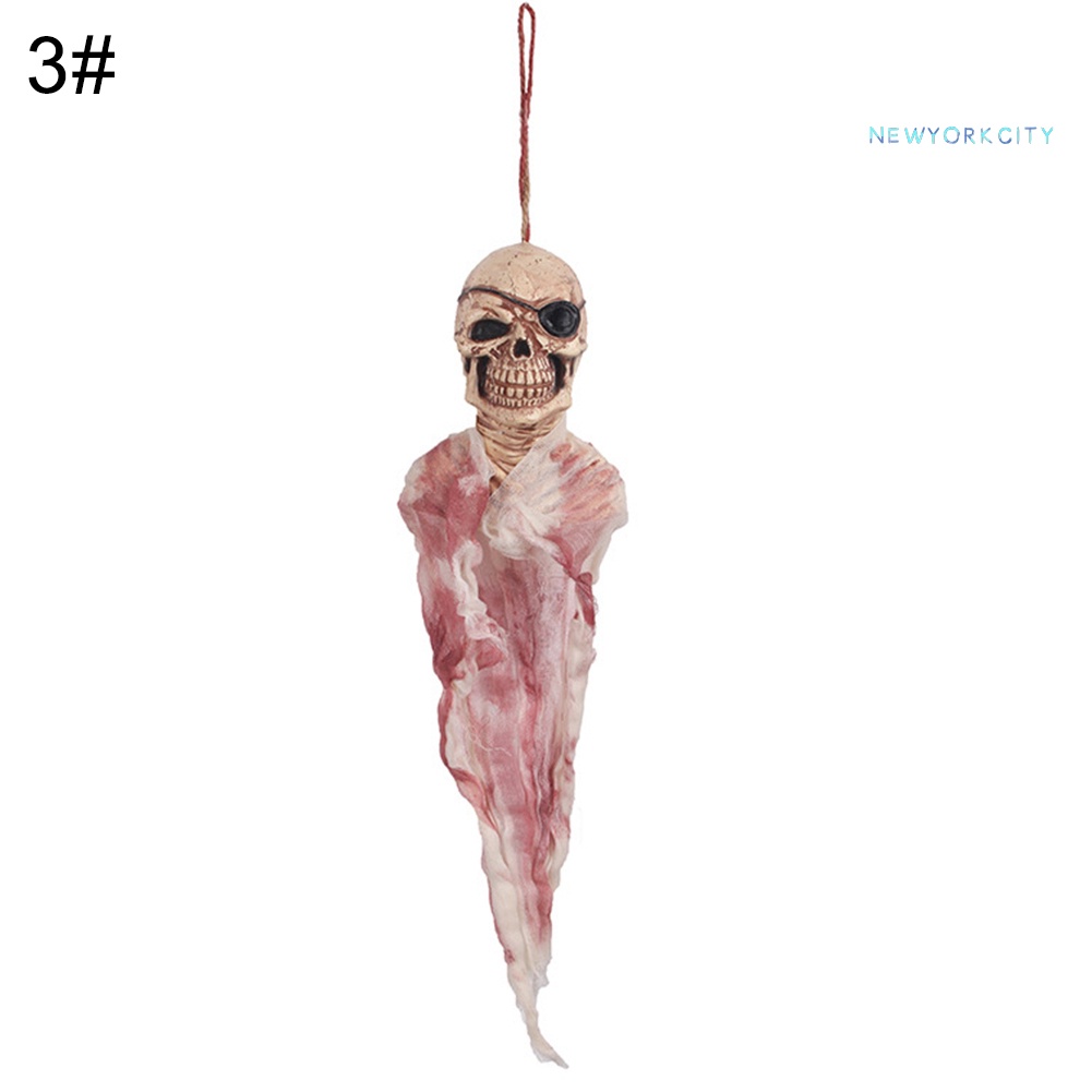 Đạo Cụ Trang Trí Tiệc Halloween Hình Đầu Lâu Kinh Dị