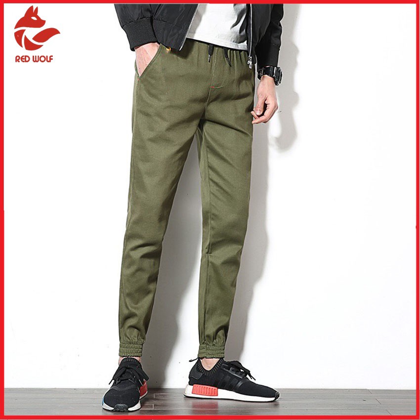 Quần Jogger Nam Kaki Năng Động dáng thể thao, chất kaki dày dặn ống bo chun | BigBuy360 - bigbuy360.vn