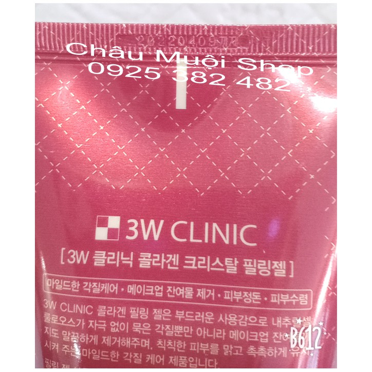 Gel Tẩy Da Chết  3W Clinic  Collagen Crystal Peeling Gel