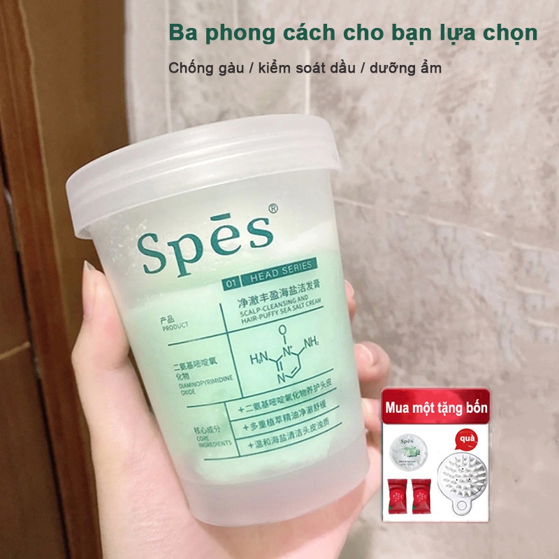 Spes Dầu Gội Muối Biển Làm Sạch Da Đầu Kiểm Soát Dầu 280g